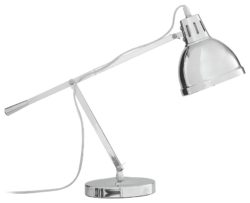 Jasper Adjustable - Table Lamp - Chrome Finish